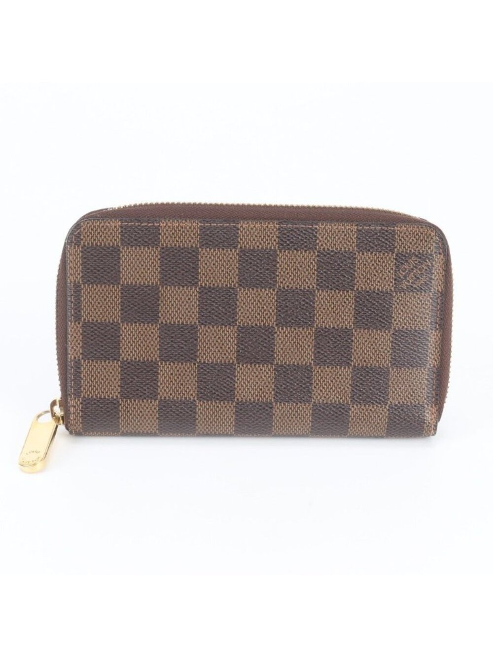 Louis Vuitton Damier Zippy Compact Wallet Leather
